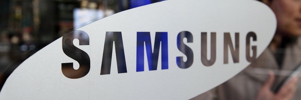 Samsung Logo på dörr