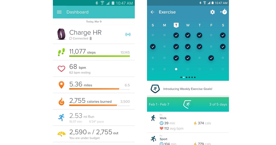 fitbit android app nov 2016