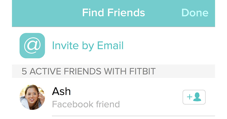 fitbit find friends