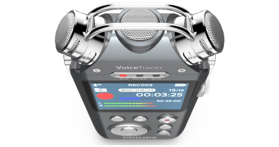 Philips VoiceTracer DVT7500 top