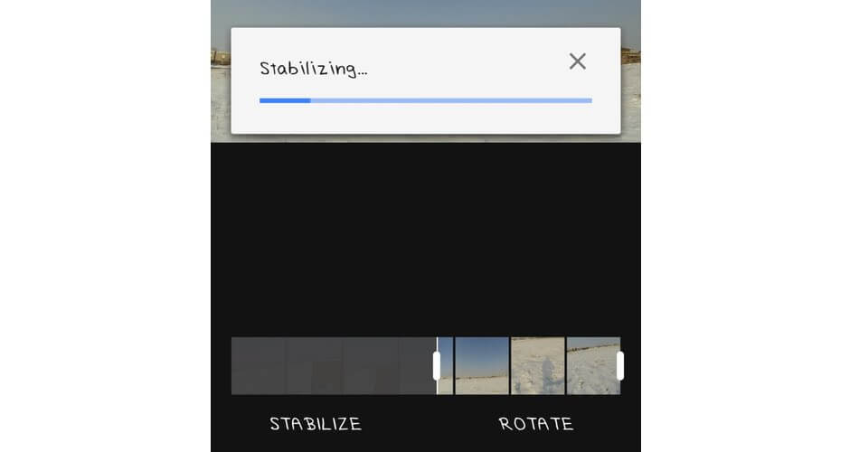Google Foton Stabilisering