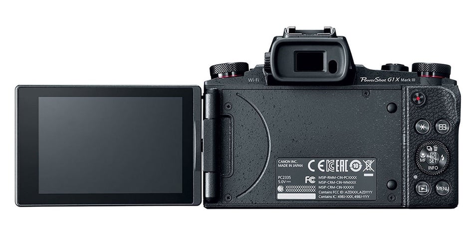 Canon PowerShot G1 X Mark III Back