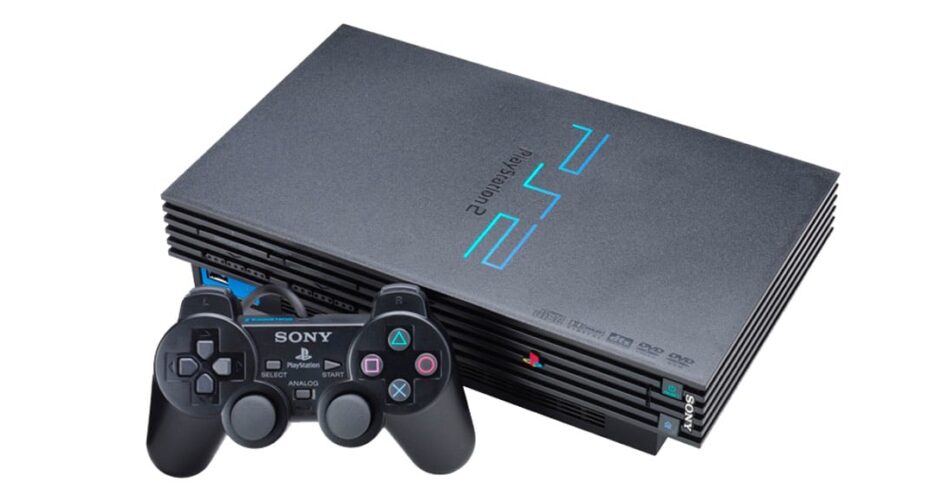 sony playstation2 and controler