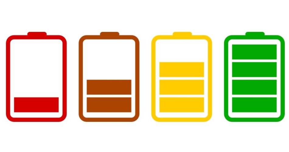 battery indicator low full graphics