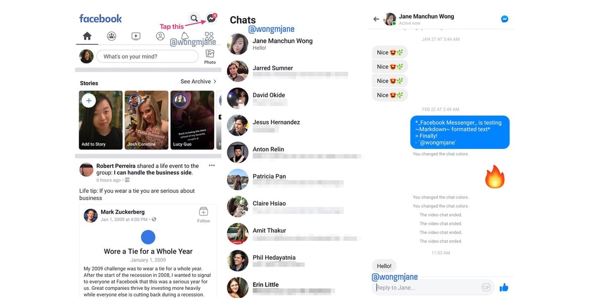 facebook messenger lackt integration 2019