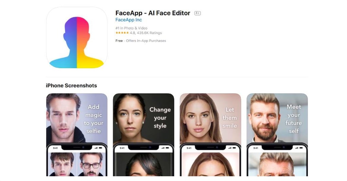 faceapp apple app store juli2019