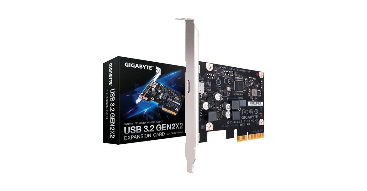 gigabyte gc usb 32 gen2x2 instickskort pcie4