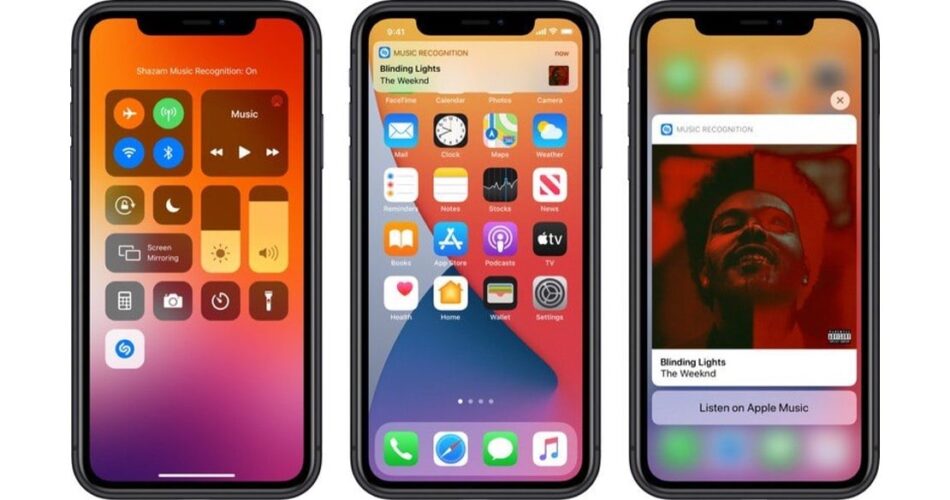 apple ios 14 2 beta shazam