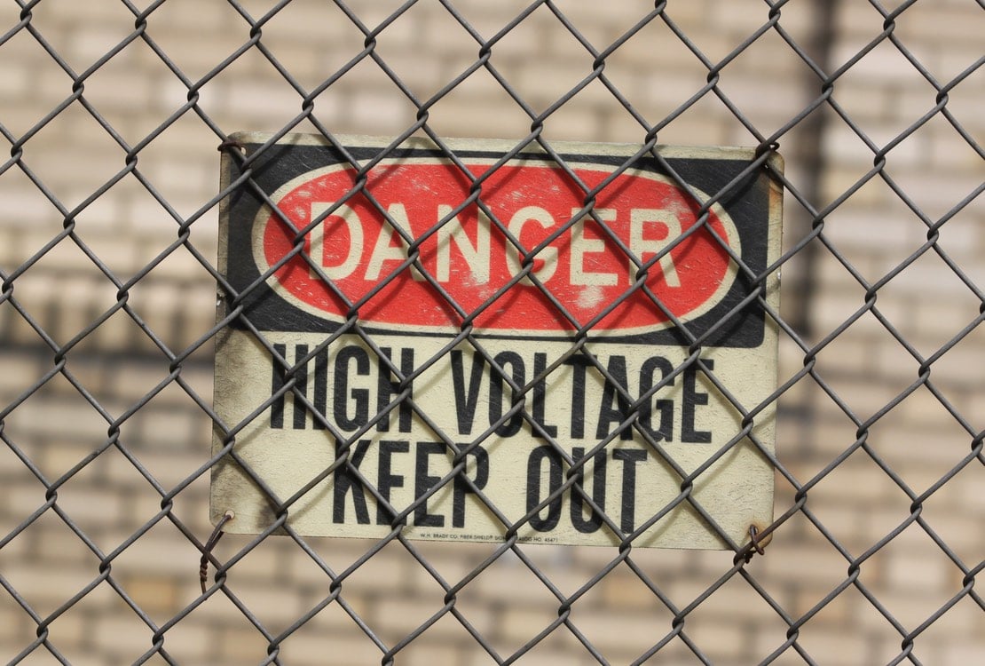 danger high voltage unsplash mriechers