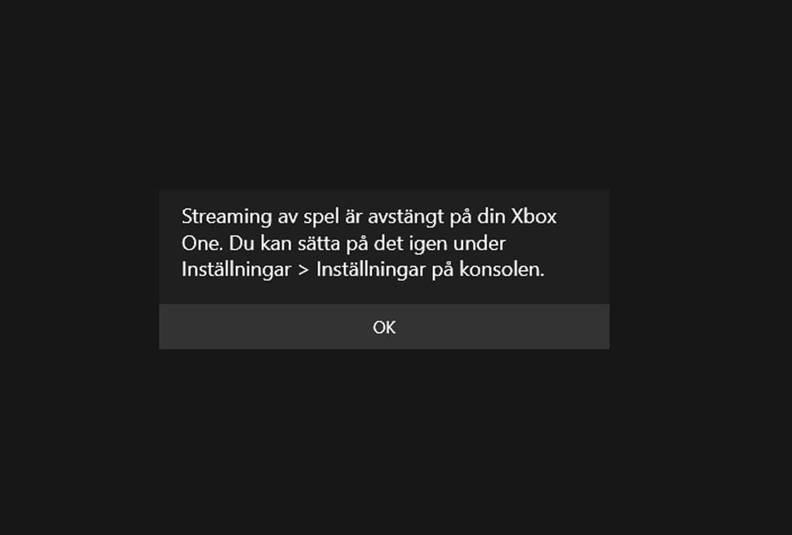 streaming xboxseriesx windows10 error