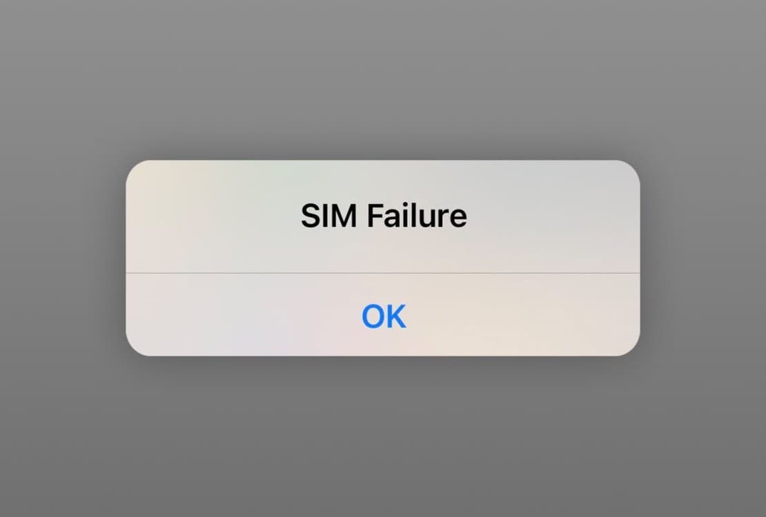 apple ios iphone sim failure 2021