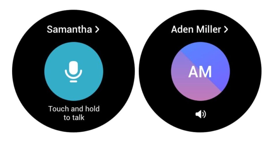 samsung walkie talkie galaxy watch 4 app 2021