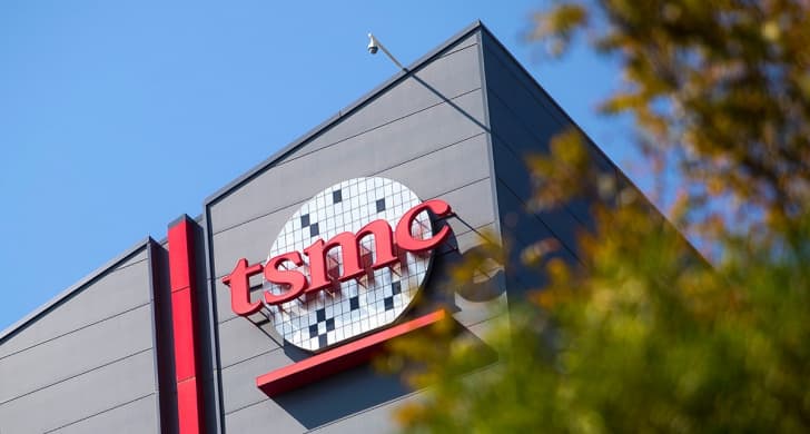 tsmc logo building
