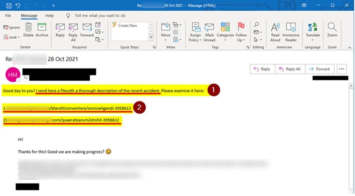 ikea internal email phishing malware example