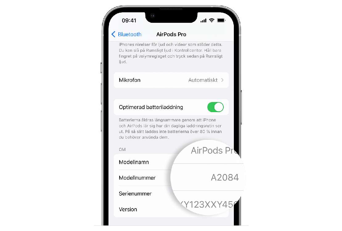 apple airpods iphone ios modellnummer 2021