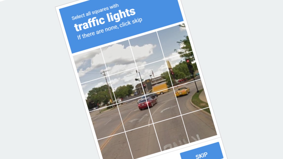 captcha traffic lights google 2022