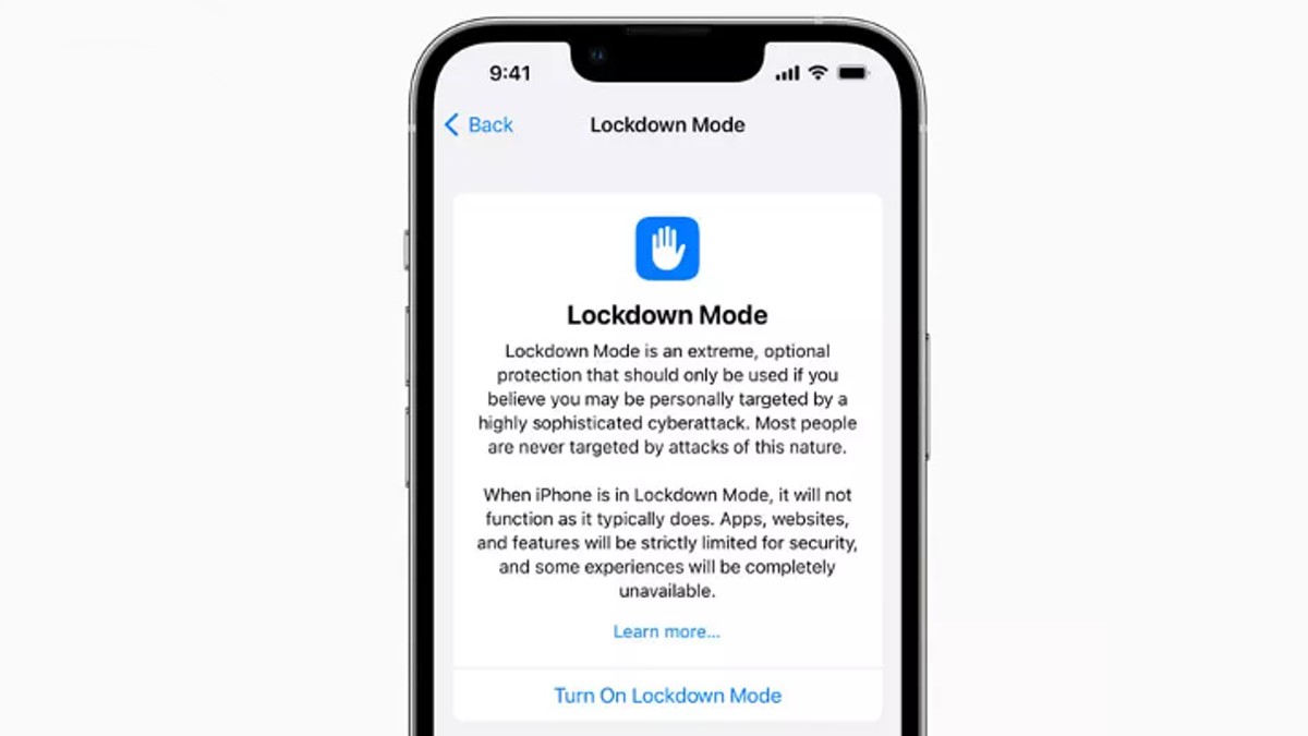 apple lockdown mode ios16 2022
