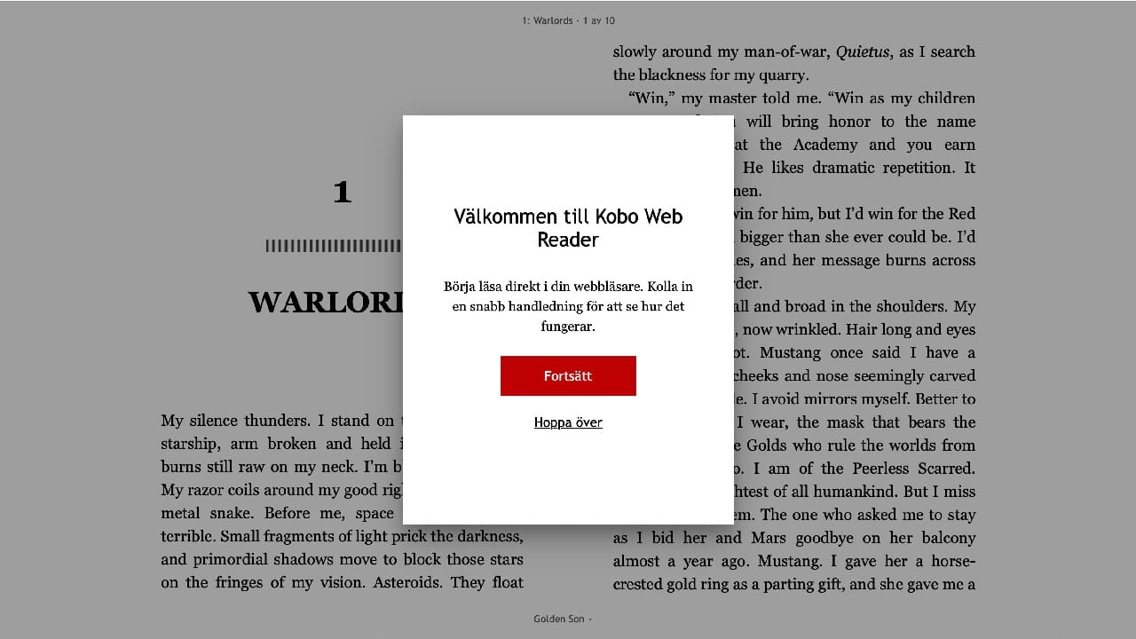 Kobo Web Reader