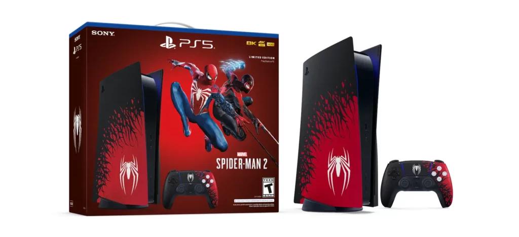 sony playstation 5 spiderman 2 console 2023 2