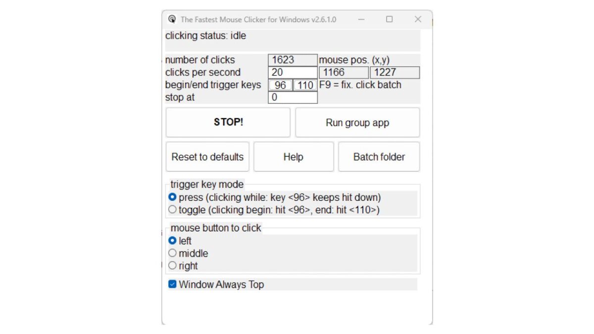 fastest mouse clicker for windows auto clicker 2023
