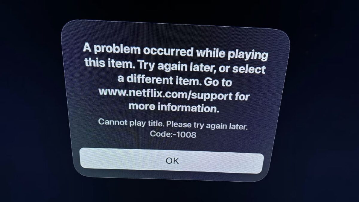 netflix error 2024 code 1008