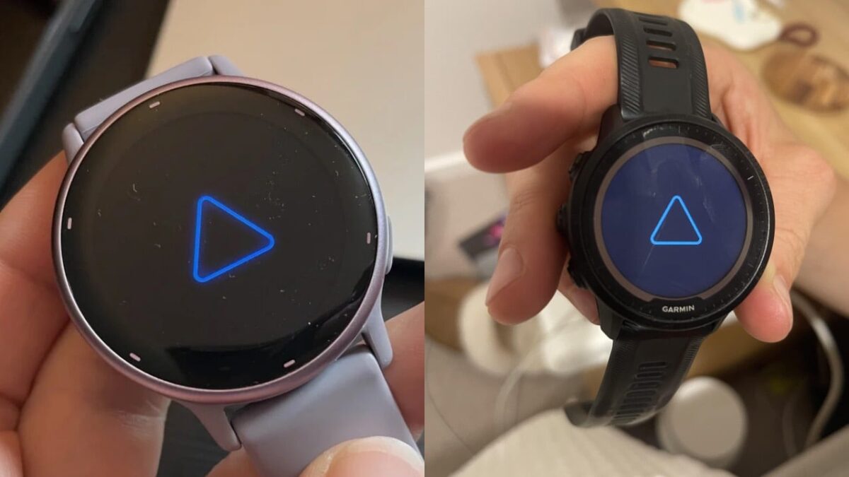 garmin blue triangle issue 2025