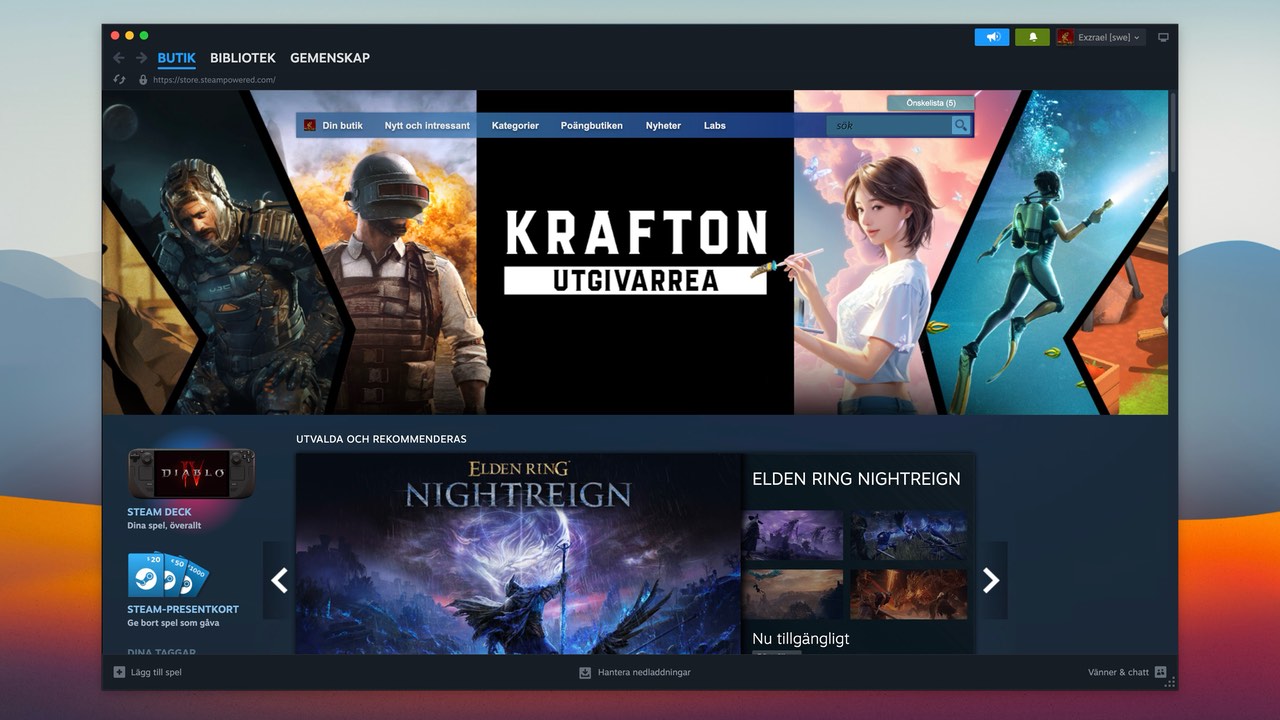 steam mac